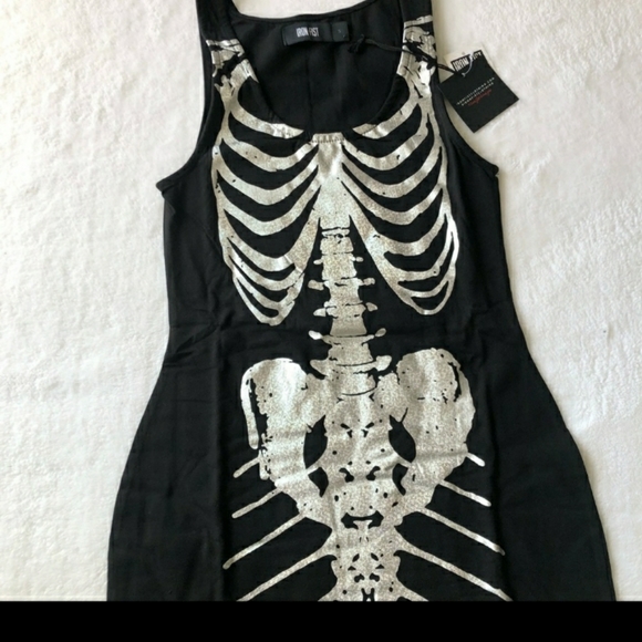 NWT Iron Fist Bone Deep Iridescent Dress - Picture 6 of 9